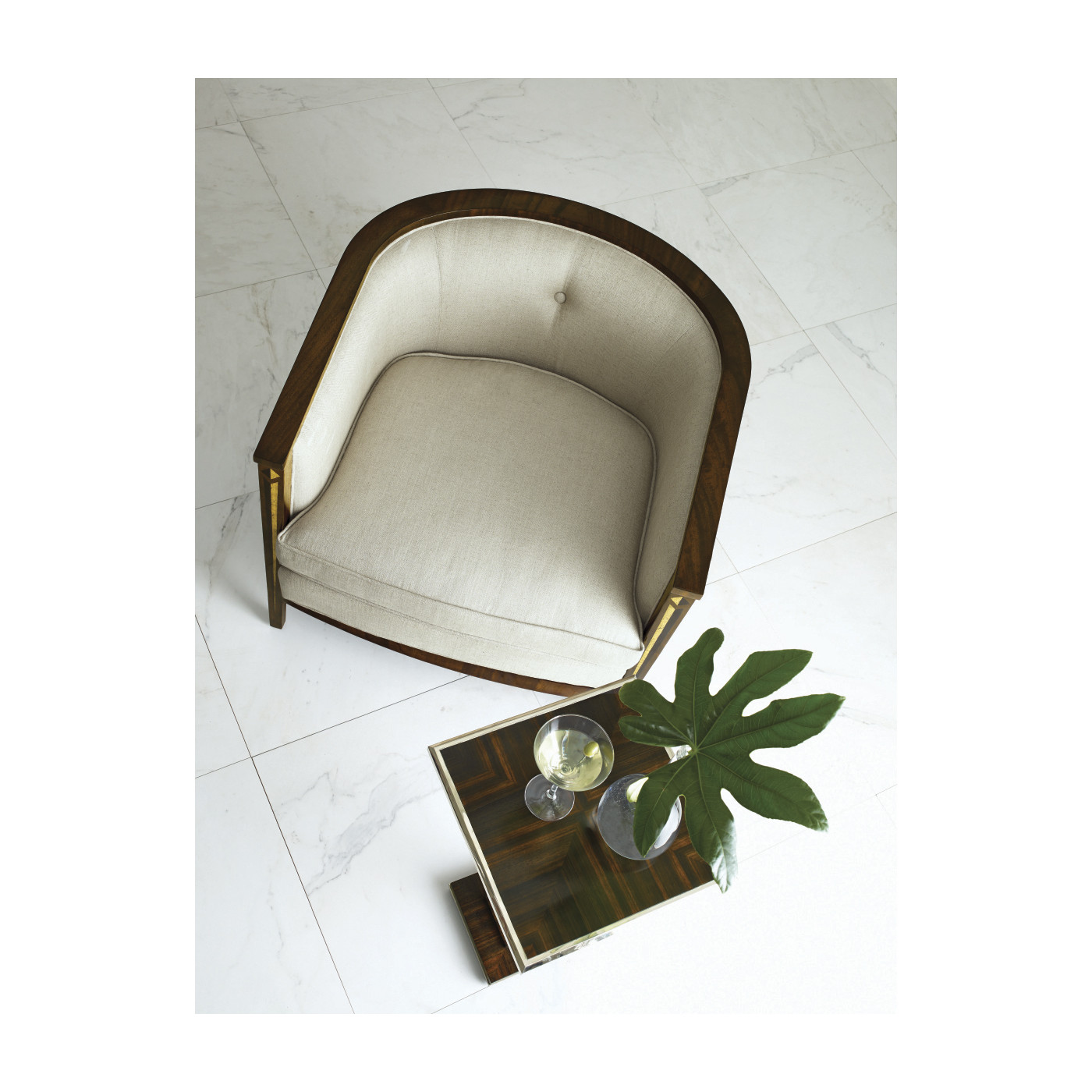 Knightbridge Antique Mahogany Tub Chair