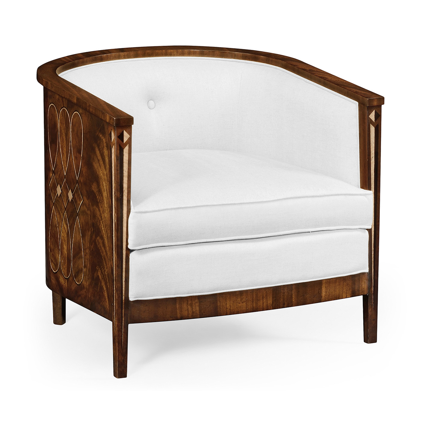 Knightbridge Antique Mahogany Tub Chair