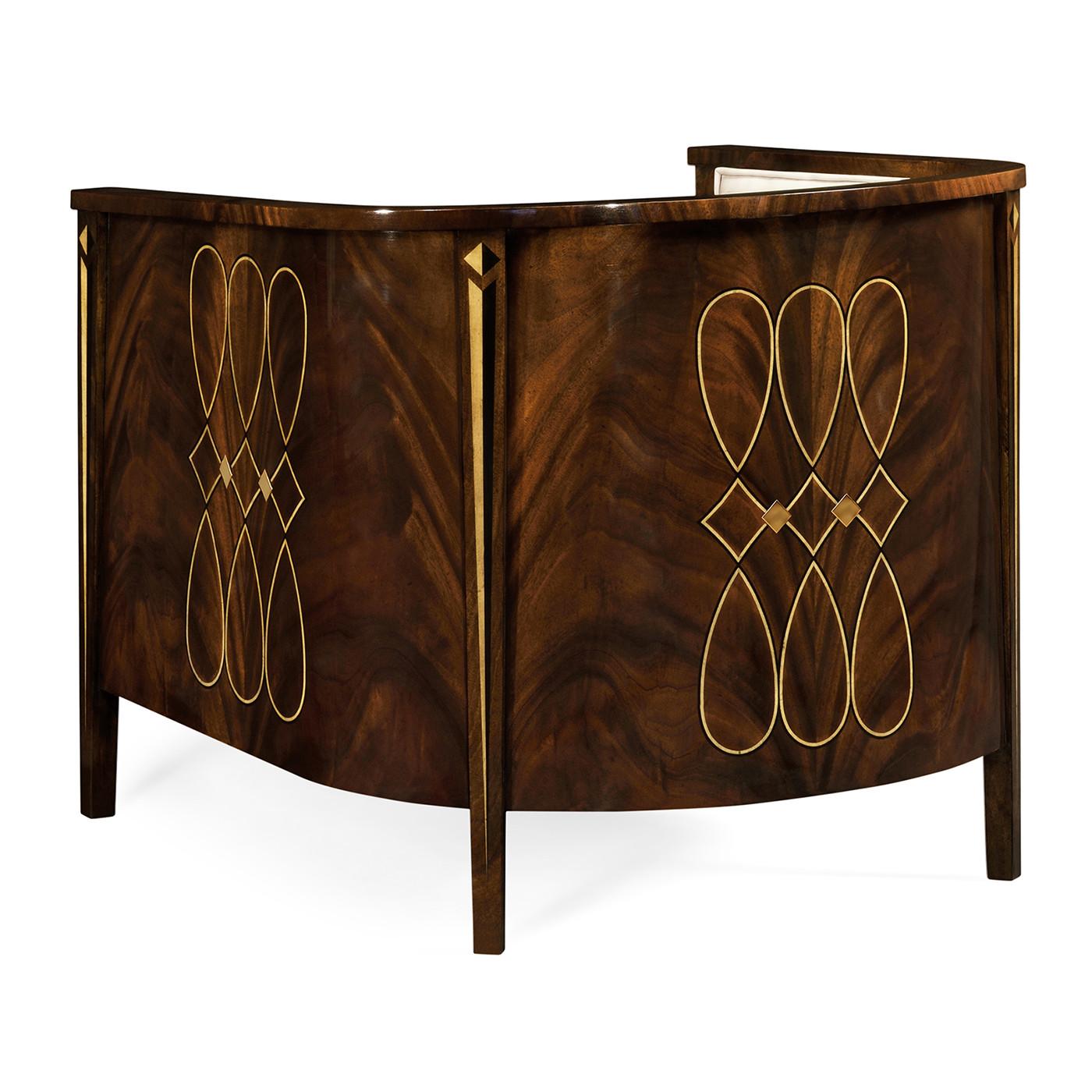 Knightbridge Antique Mahogany Tub Chair