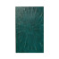 Teal Faux Shagreen and Brass Legged Étagère