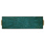 Teal Faux Shagreen and Brass Legged Console