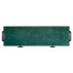 Teal Faux Shagreen and Bronze Legged Console