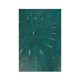 Teal Faux Shagreen and Bronze Legged Console