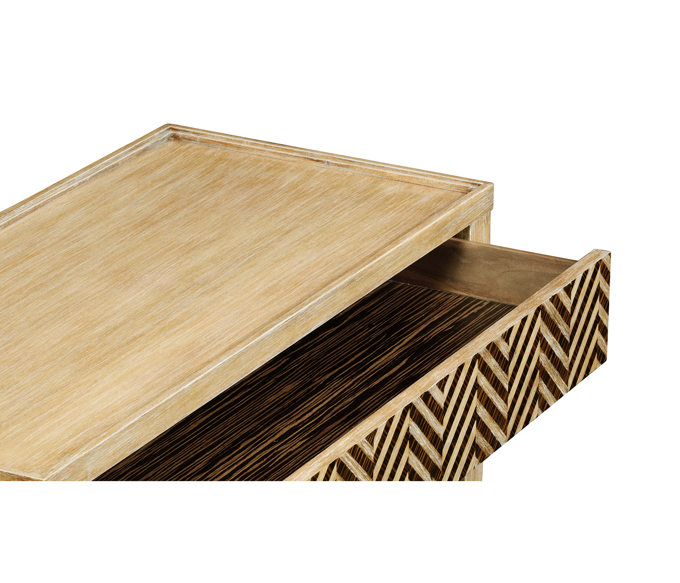 Classic Julian Herringbone console (Tan tweed)