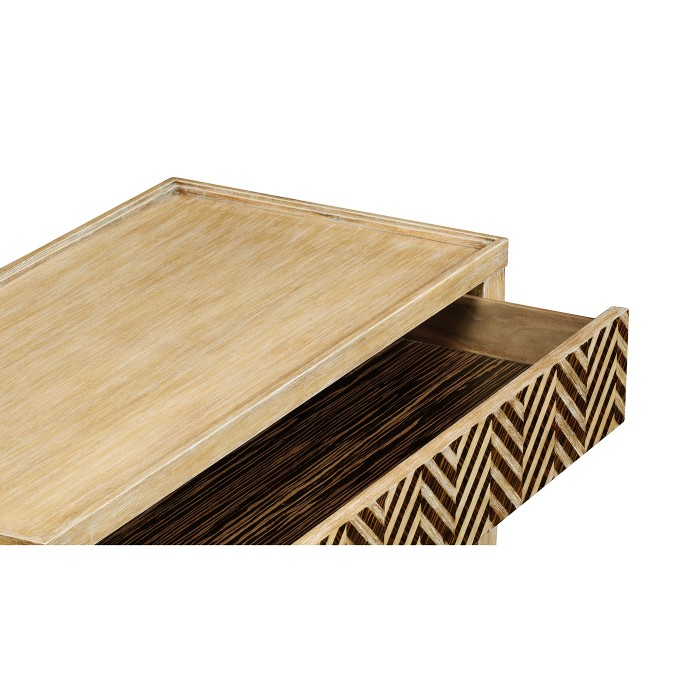 Classic Julian Herringbone console (Tan tweed)