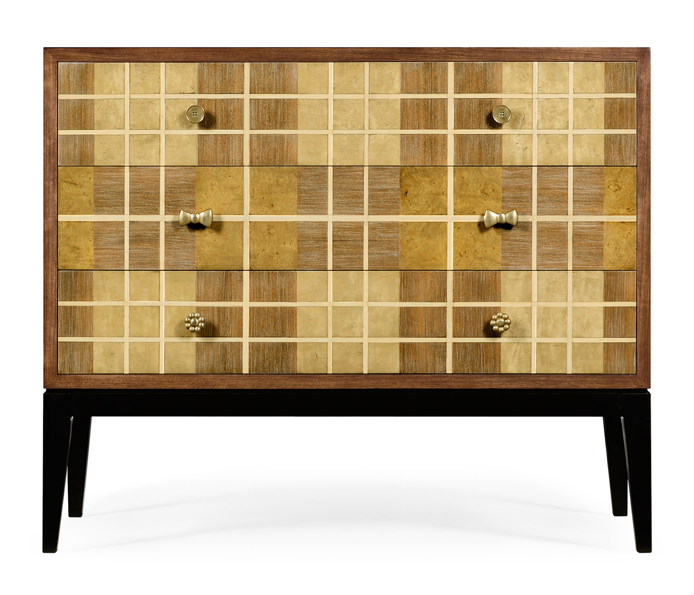 Pale Tartan Chest of Drawers