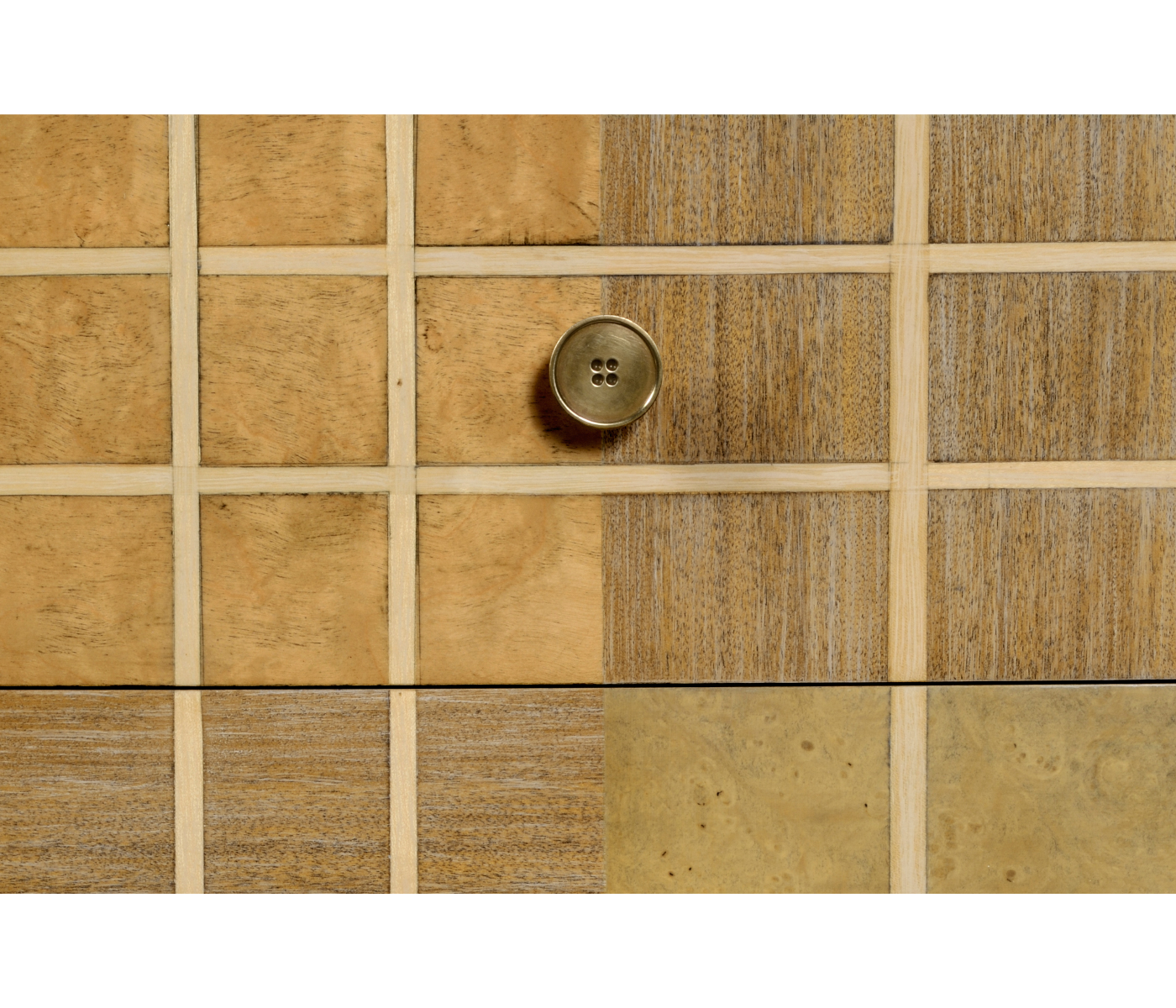 Pale Tartan Chest of Drawers