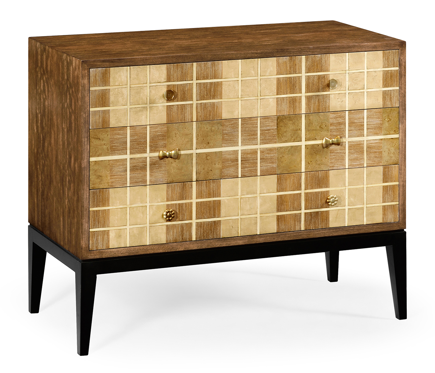 Pale Tartan Chest of Drawers