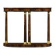 Mahogany Biedermeier demilune console