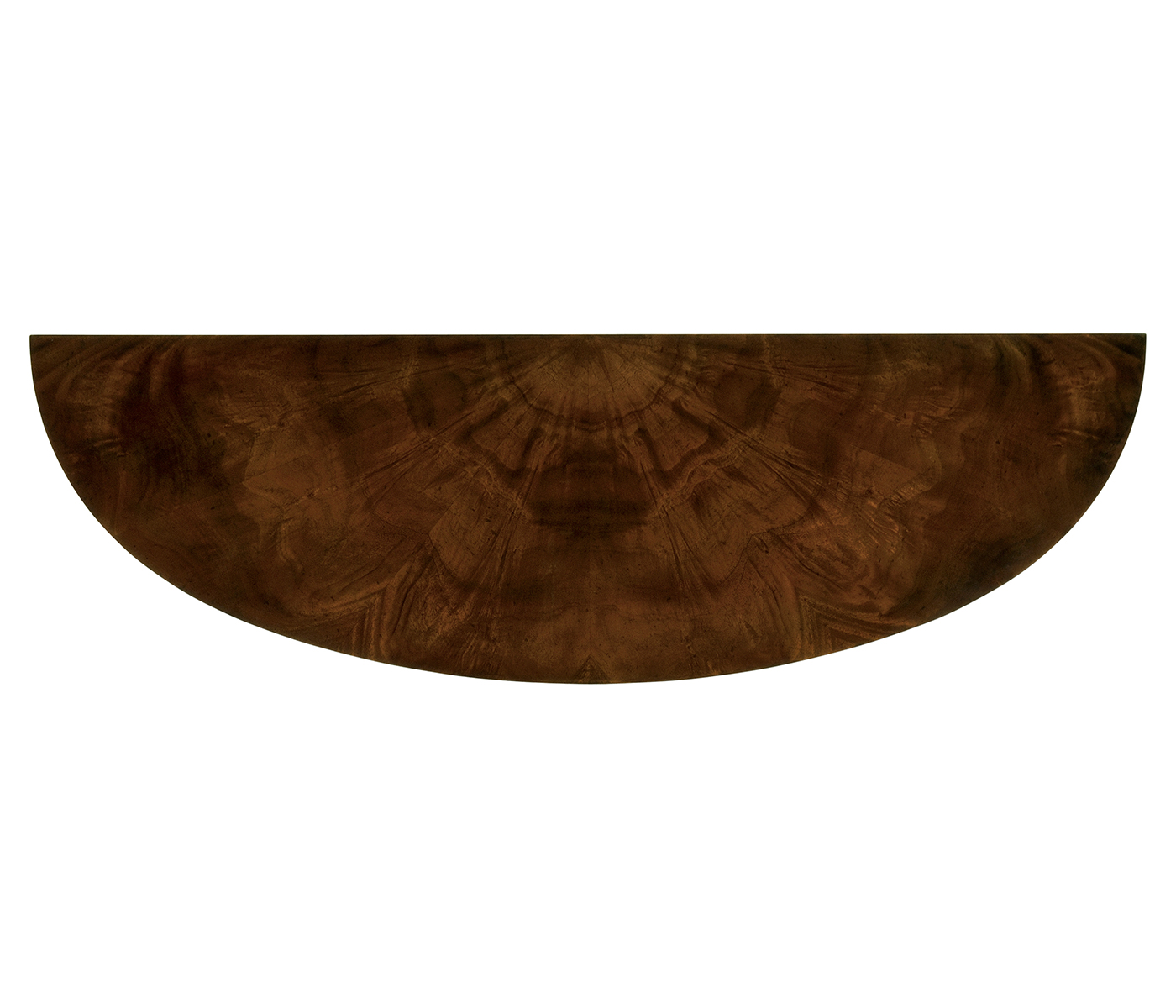 Mahogany Biedermeier demilune console