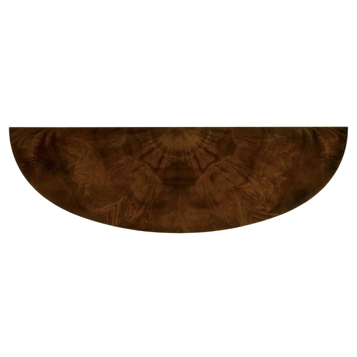 Mahogany Biedermeier demilune console