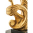 Gold-leaf gilded carved table lamp