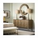 Silver gilded carved table lamp