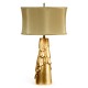 Antique gilded  table lamp