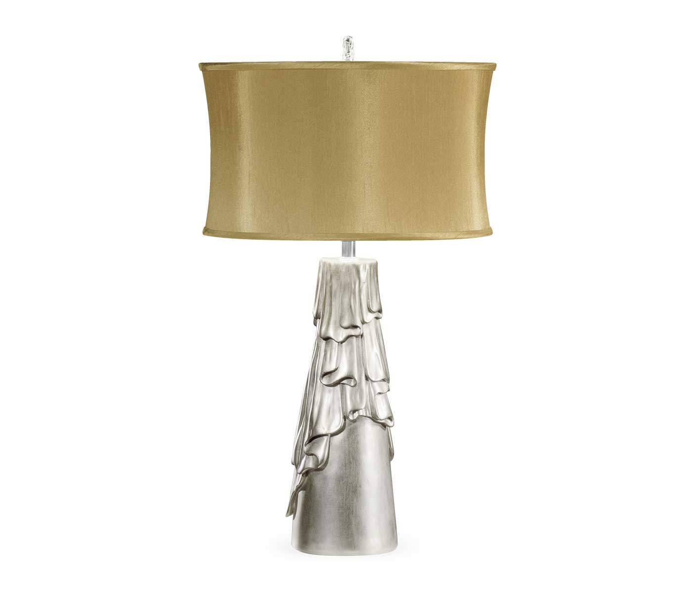 Antique silver table lamp