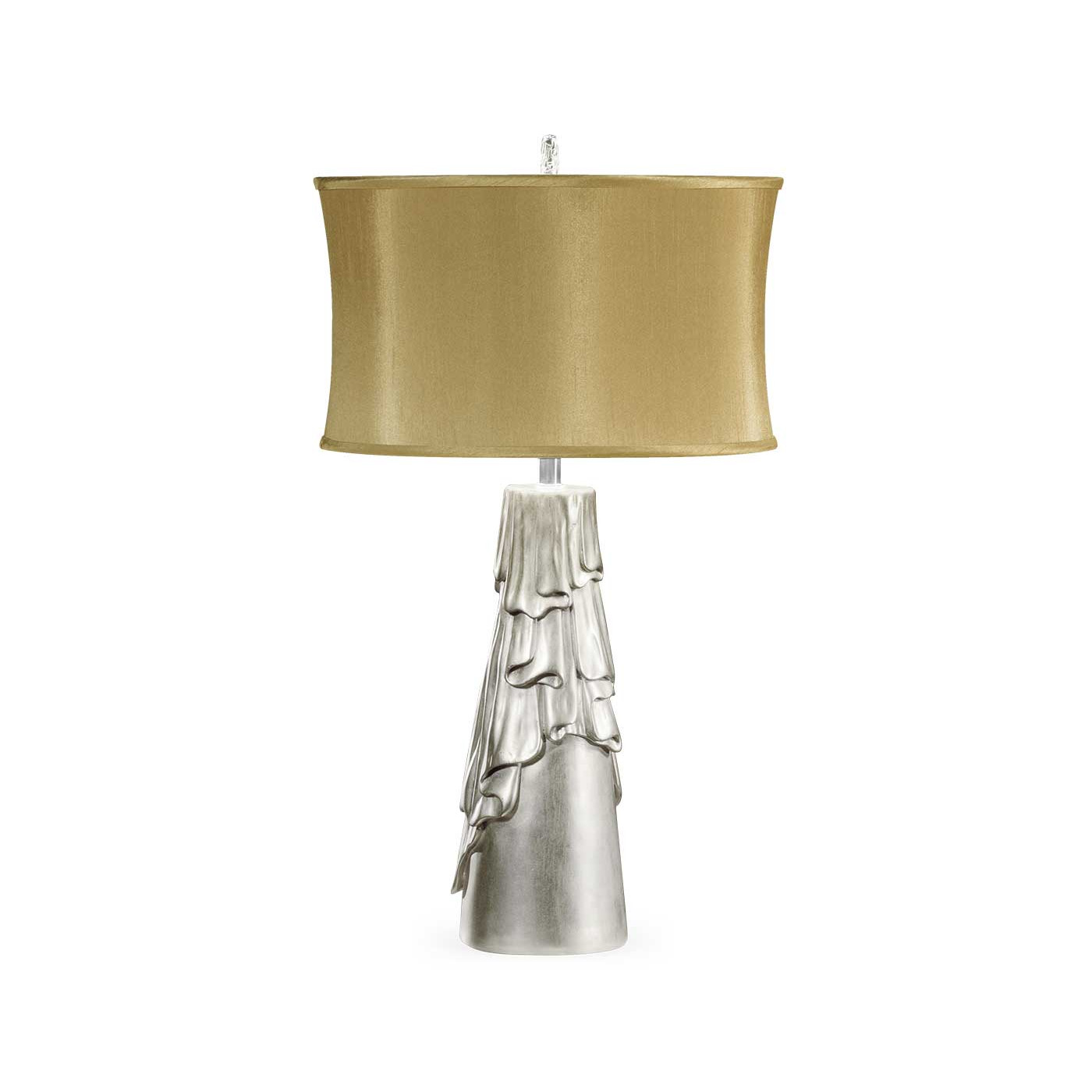 Antique silver table lamp