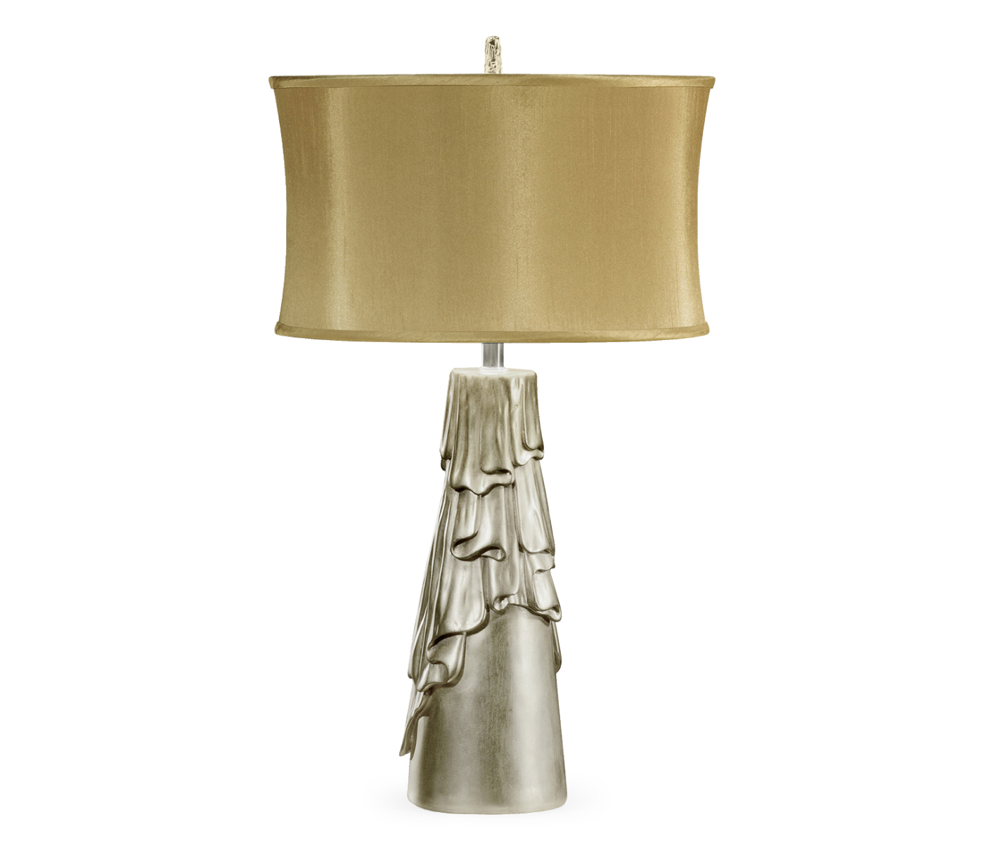 Antique silver table lamp