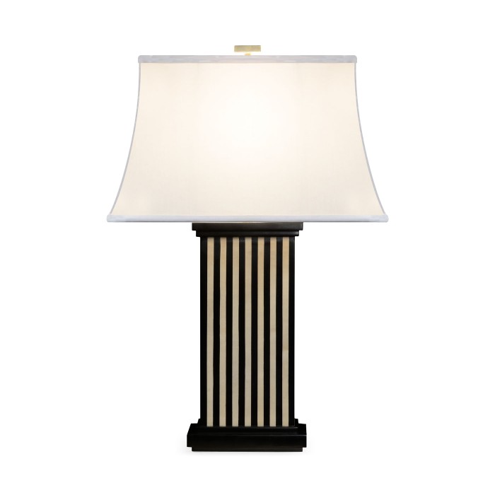 Classic Ebony & Ivory Lamp