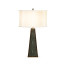 Art Deco Macassar Ebony & Anthracite Shagreen Table Lamp