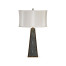Art Deco Macassar Ebony & Anthracite Shagreen Table Lamp