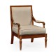 Regency Walnut Occasional Arm Chair