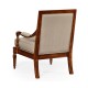 Regency Walnut Occasional Arm Chair