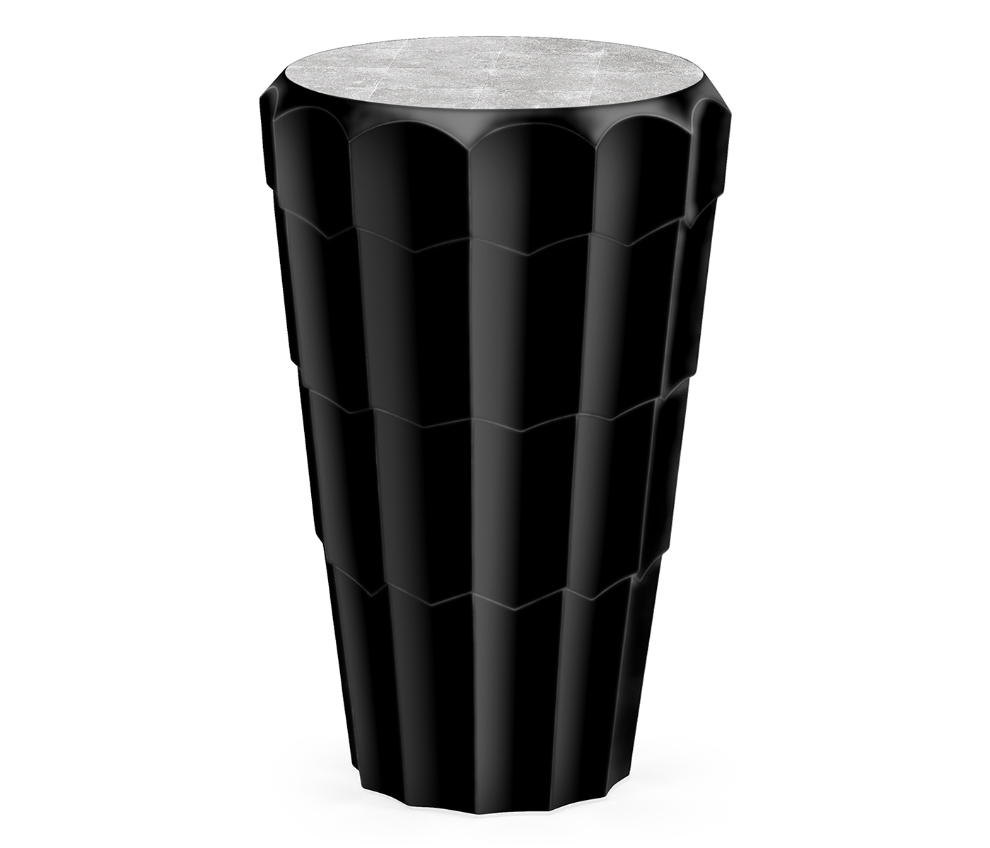 Art Deco Black Side Table