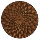Feather Inlay End Table