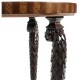 Feather Inlay End Table