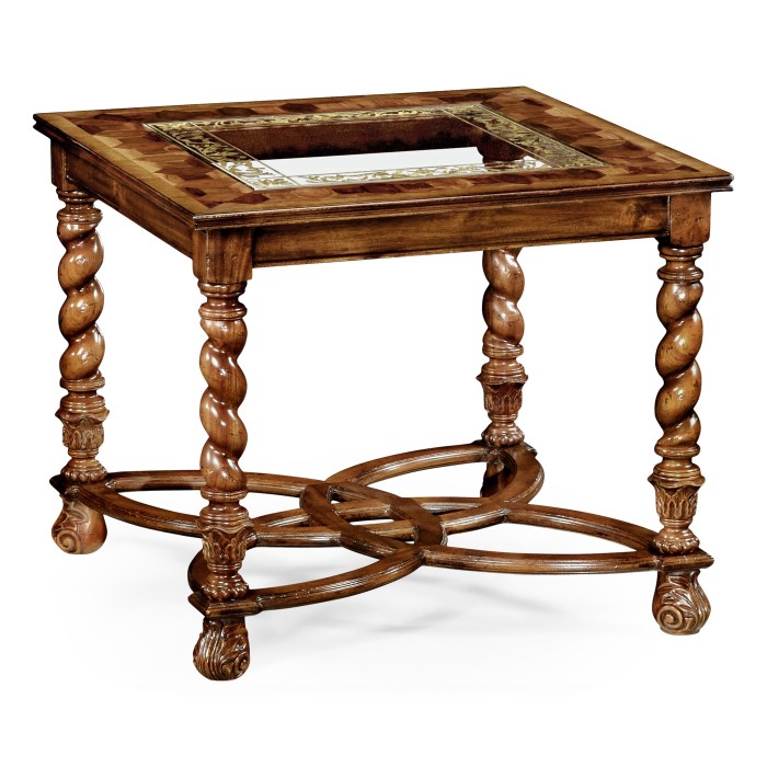 Oyster & Églomisé Side Table 24
