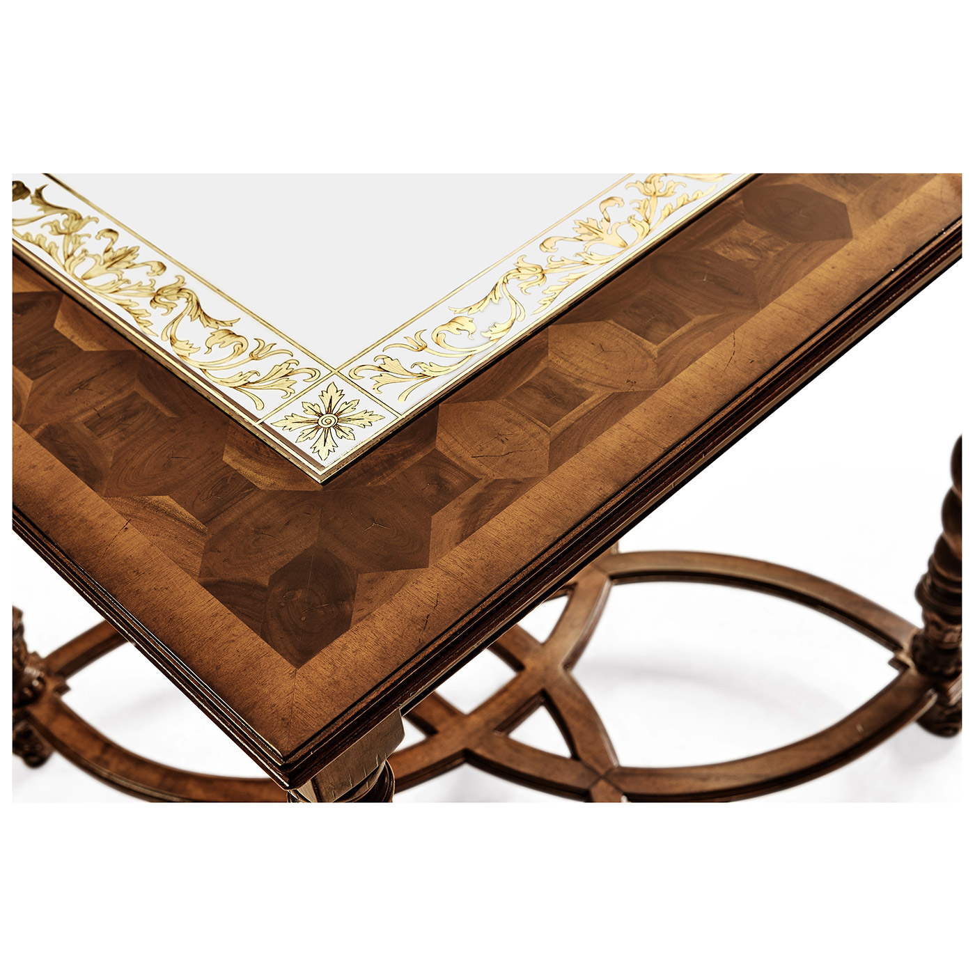 Oyster & Églomisé Side Table 26