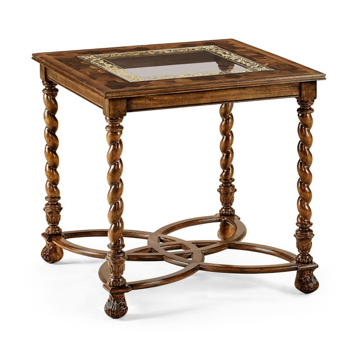 Oyster & Églomisé Side Table 26