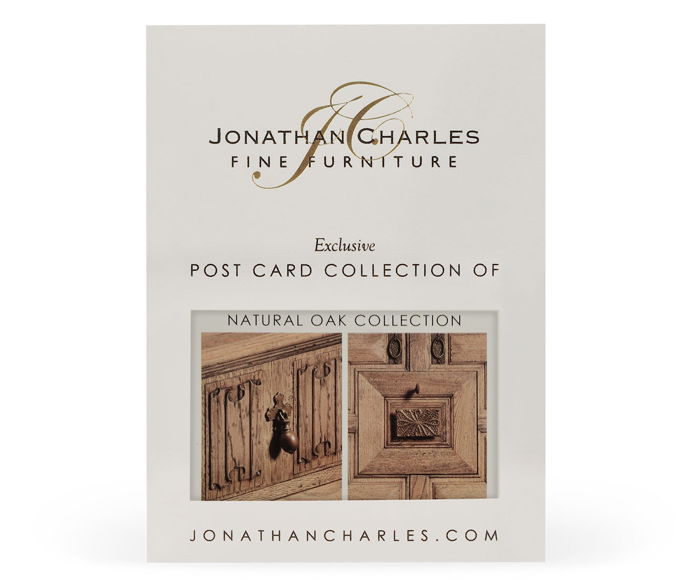 Natural oak collection postcard