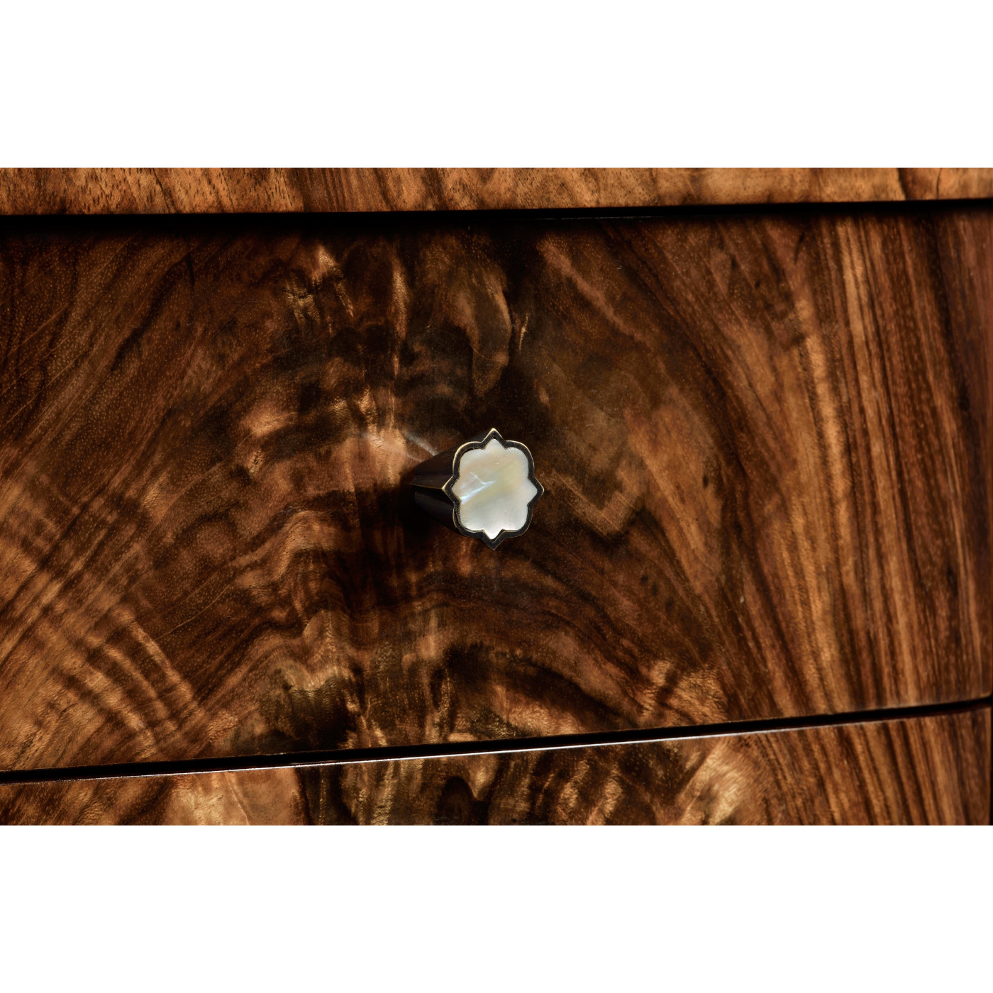 Black Barleytwist Lamp Table