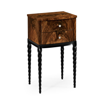 Black Barleytwist Lamp Table
