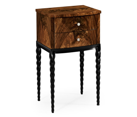 Black Barleytwist Lamp Table