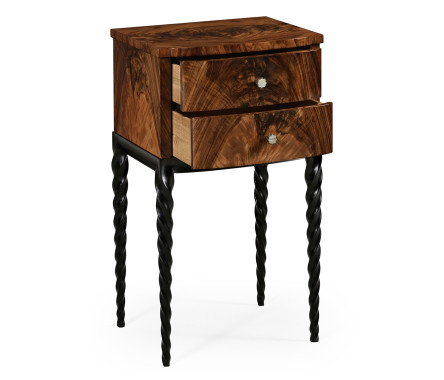 Black Barleytwist Lamp Table