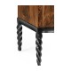 Black Barleytwist Chest of Drawers
