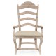 Casual Limed Acacia Dining Arm Chair