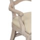Casual Limed Acacia Dining Arm Chair