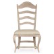 Casual Limed Acacia Dining Side Chair