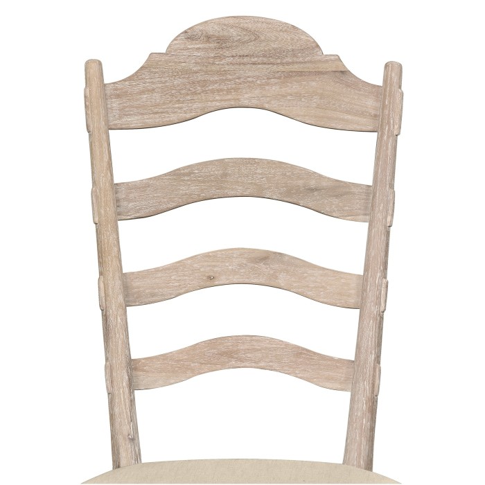 Casual Limed Acacia Dining Side Chair