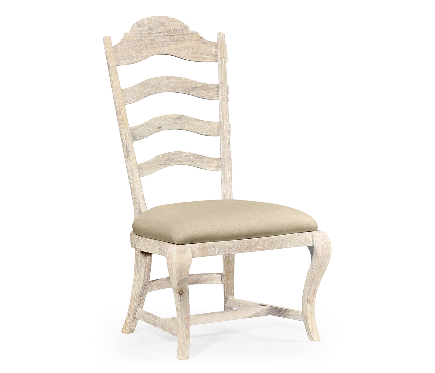 Casual Limed Acacia Dining Side Chair
