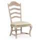 Casual Limed Acacia Dining Side Chair