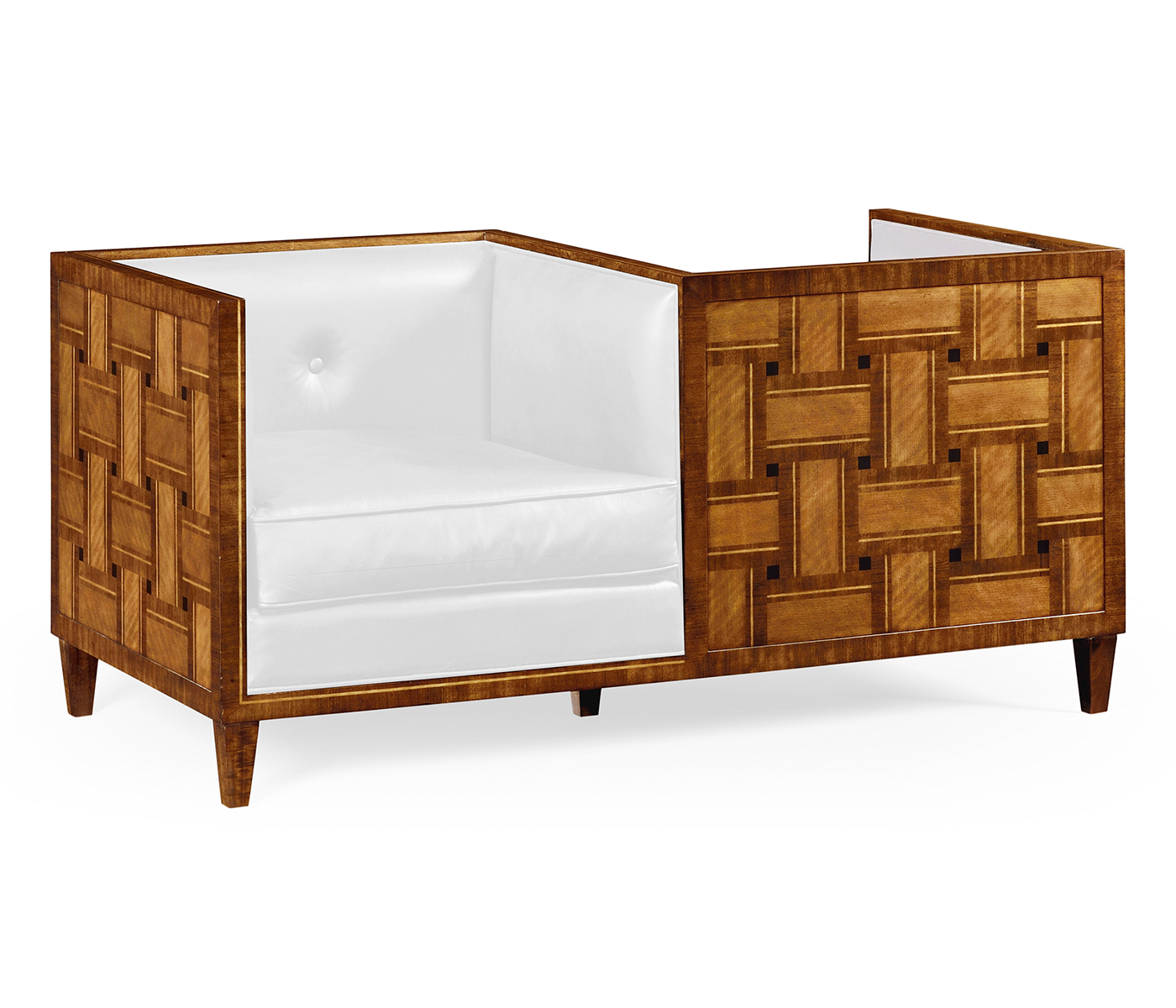 Cosmo Transitional Loveseat, Upholstered in COM