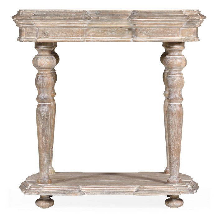 Limed Acacia Side Table