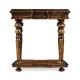 Rustic Walnut Side Table