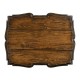 Rustic Walnut Side Table