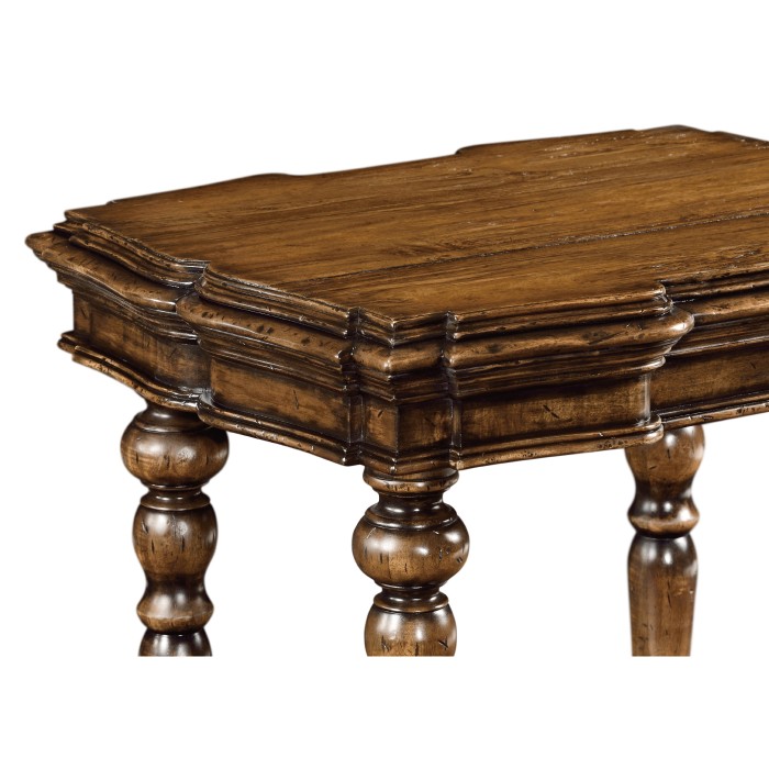 Rustic Walnut Side Table