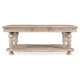 Square Limed Acacia Coffee Table